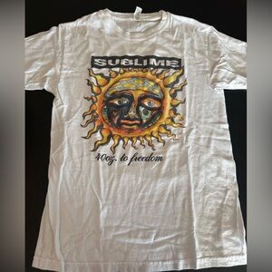 Sublime t-shirt- white- size small